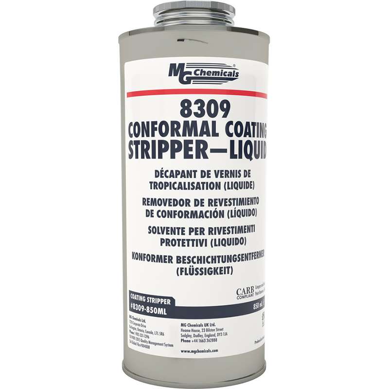 Conformal Coating Stripper, Liquid, 850 mL Can, 8309 Series